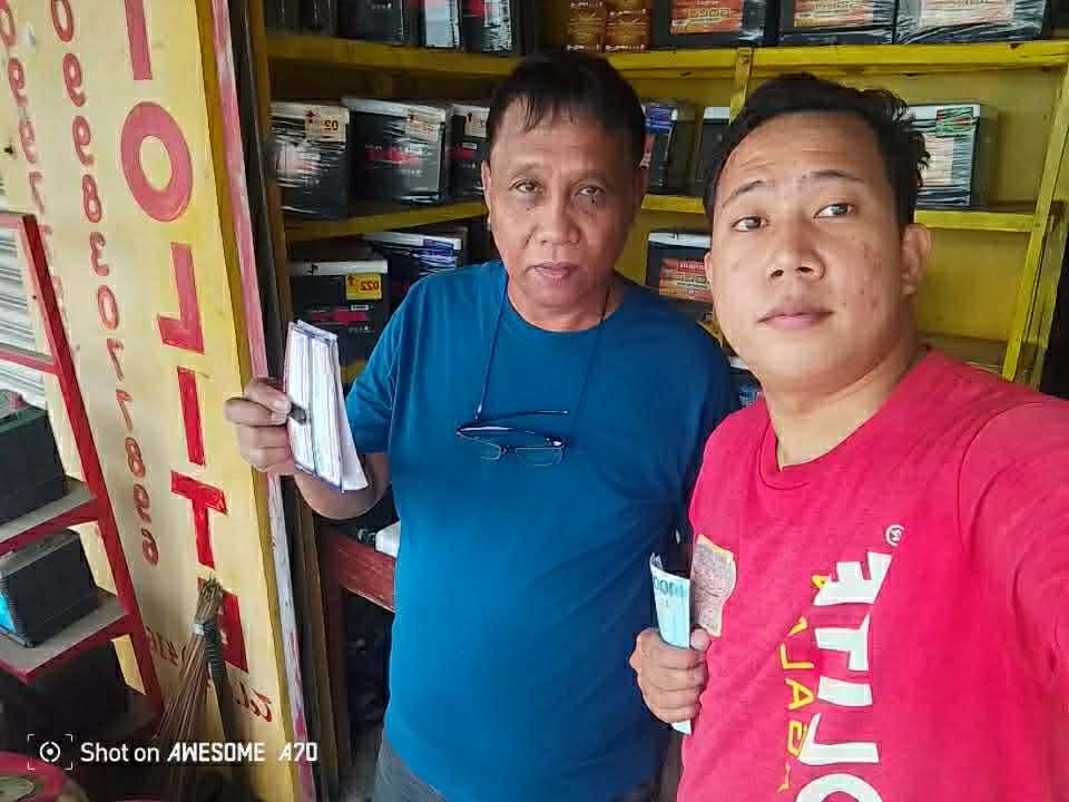 Happy customer with new battery